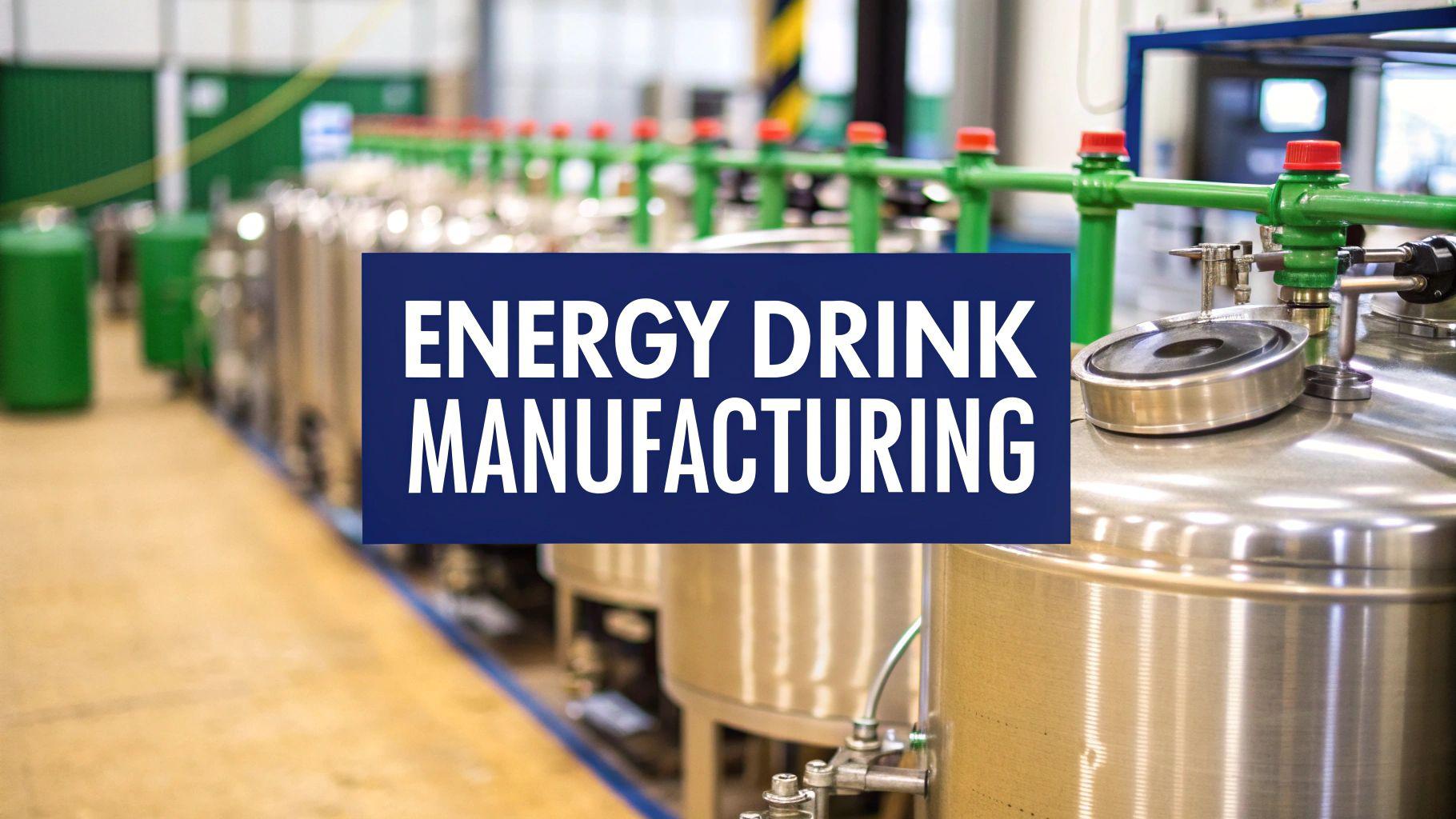 A Founder's Guide to Vetting Energy Drink Manufacturers