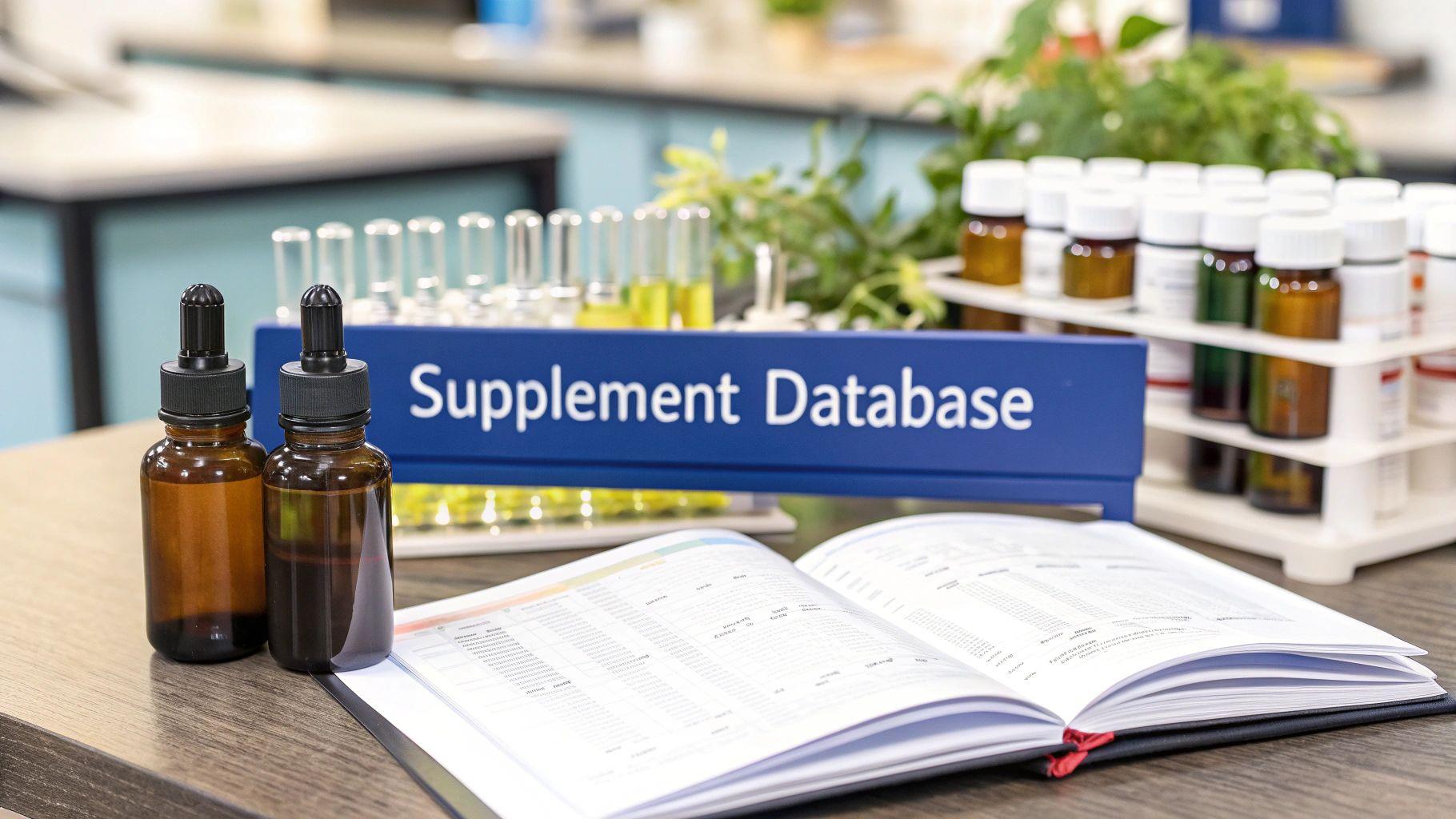 Your Guide to Building a Winning Liquid Supplement with a Supplement Ingredient Database