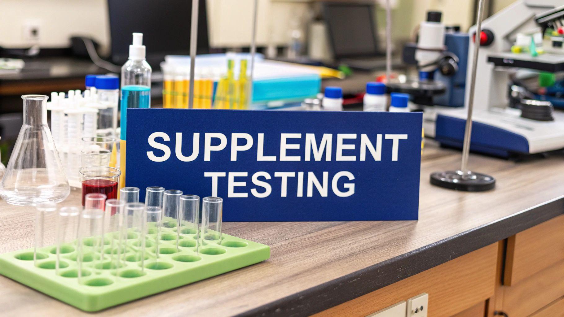 Your Guide to Supplement Ingredient Testing