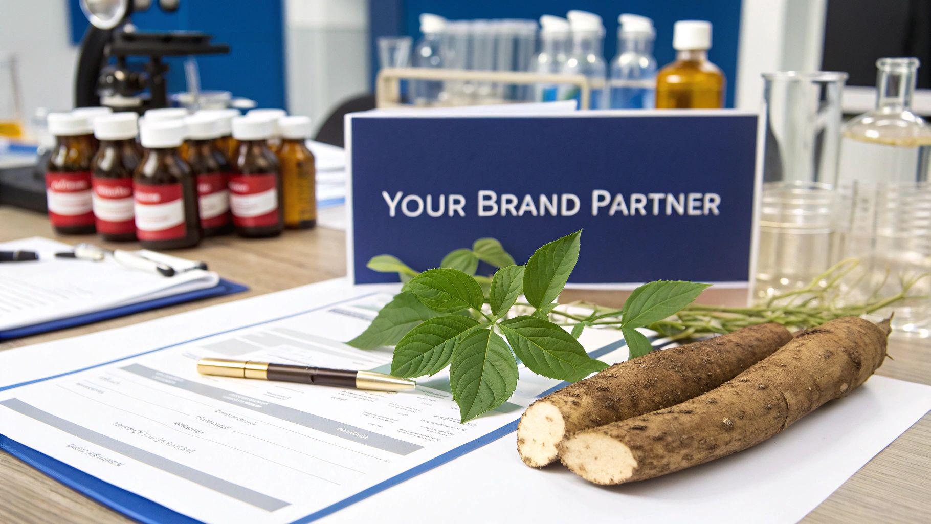 Wild Yam Root Private Label Contract Manufacturer | Your Brand Partner