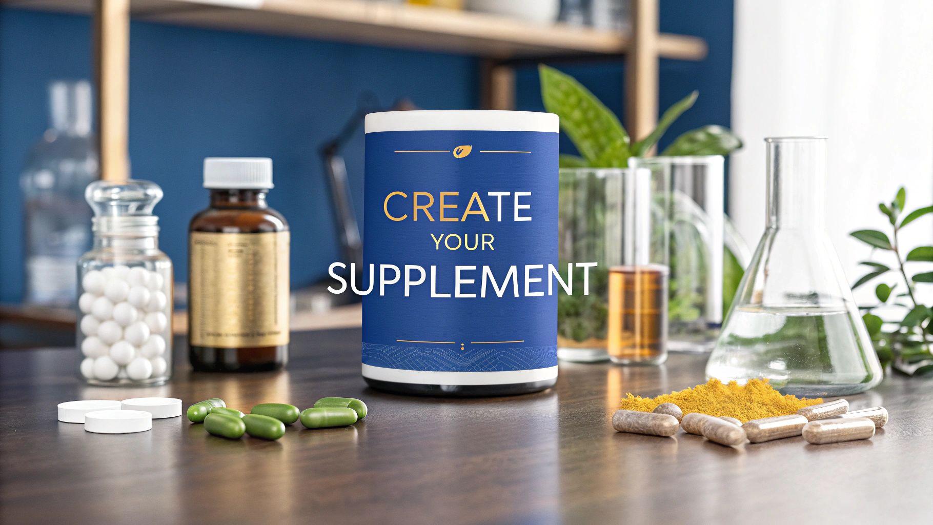 How to Create Your Own Supplement Brand