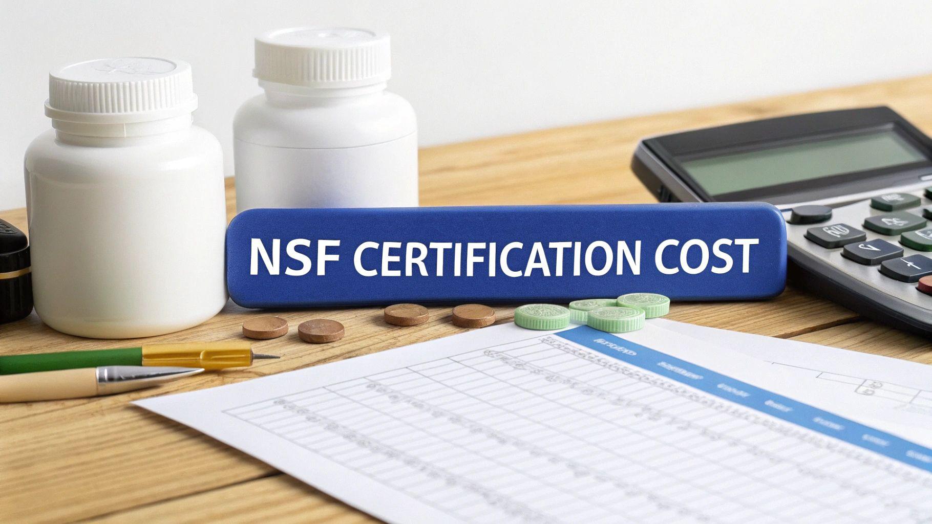 Navigating NSF Certification Cost for Private-Label Liquid Supplements