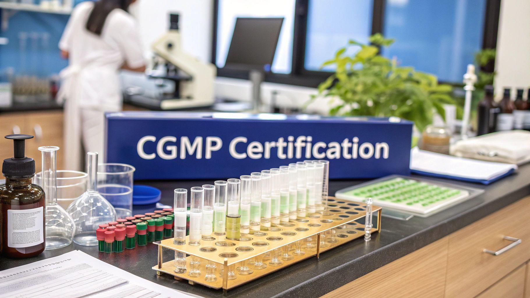 Your Partner's Guide to cGMP Certification