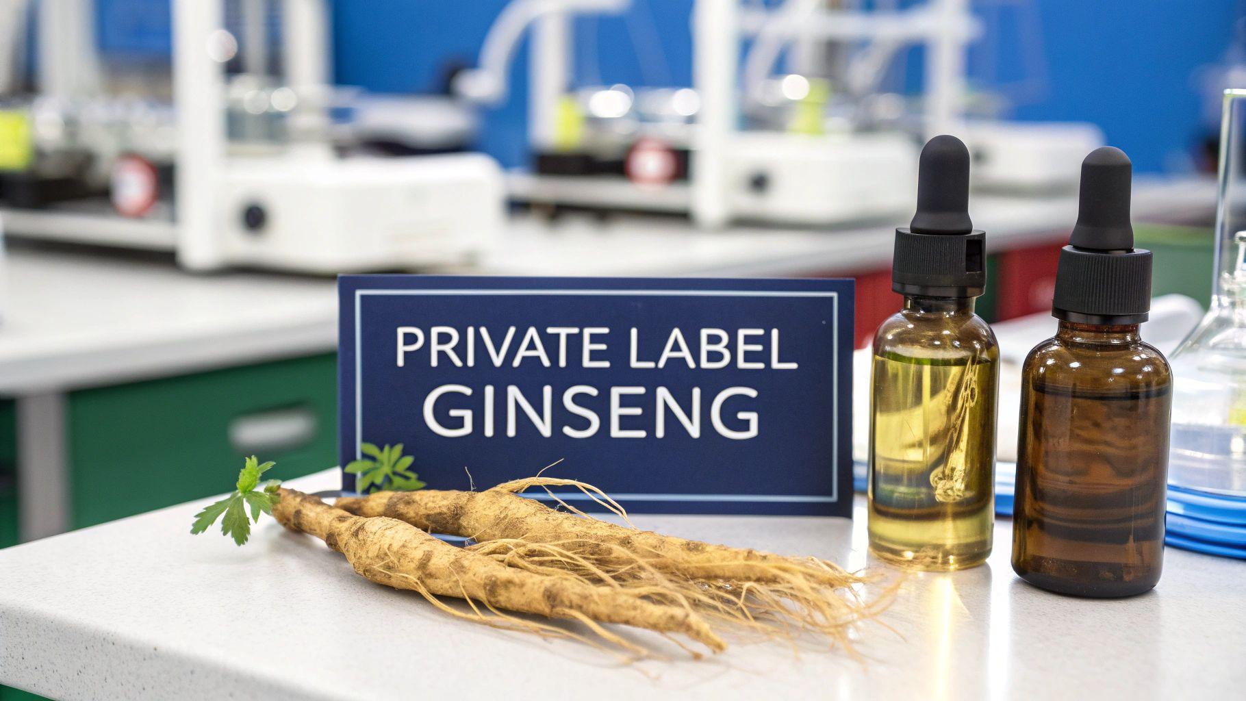 Your Partner in Premium Ginseng Panax Korean Root Private Label Contract Manufacturing