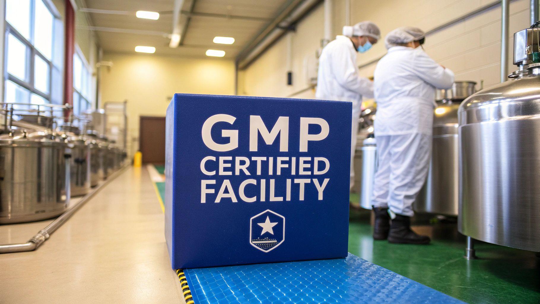 Partnering with a GMP Certified Facility for Your Liquid Supplements